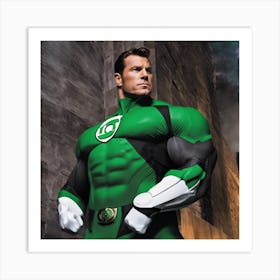 Green Lantern 7 Art Print