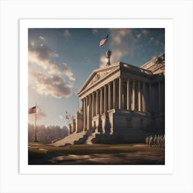 United States Capitol Art Print