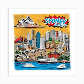 Sydney Australia Art Print