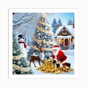 Santa Claus 7 Art Print