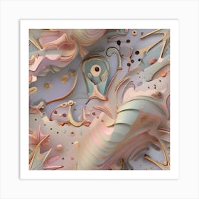 Abstract Painting 3 Art Print