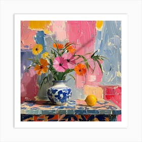 Flowers In A Vase 2 Art Print