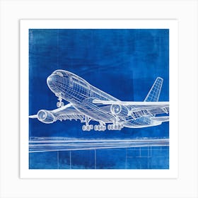 Airplane In Flight Poster