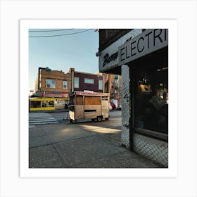 Taco Truck In Queens, New York Art Print