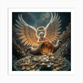 Angel Of Money1 Art Print