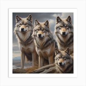 Wolf Pack 1 Art Print