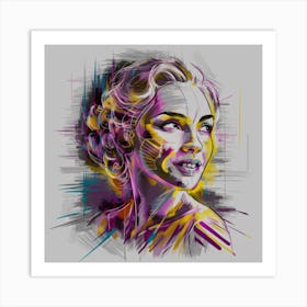 Portrait Of A Woman 3 Art Print