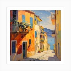 Cobblestone Canvas Radiance Art Print