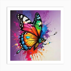 Colorful Butterfly 68 Art Print