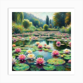 Water Lilies Art Print