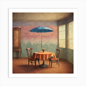 With Umbrella, Paul Klee Dining Room 3 Art Print