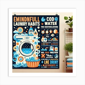 Mindful Laundry Habits Art Print