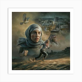 Flight To Freedom Art Print