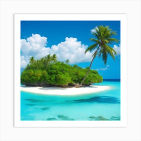 Beautiful Tropical Island Art Print