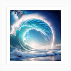 Wave of change Art Print