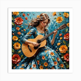 Acoustic Guitar 2 Art Print