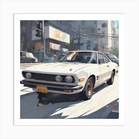 Toyota Celica 5 Art Print