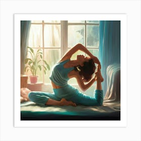 Yoga Pose 1 Art Print