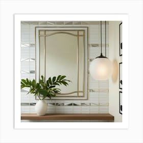 Modern Bathroom 1 Art Print