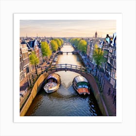 Amsterdam Canal 1 Art Print