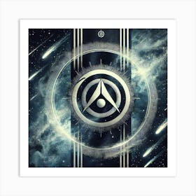 Oort Cloud Collective Flag Art Print