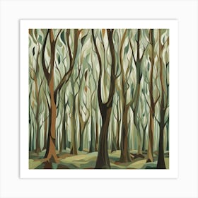 Forest Of Trees 3 Art Print