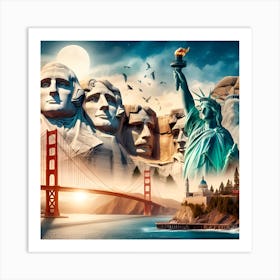 United States Of America 1 Art Print