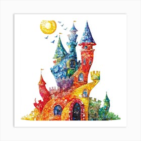 Castle In The Sky 12 Art Print