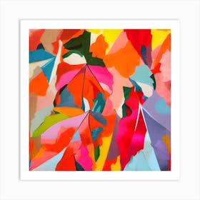 Abstract Leaves 1 Art Print