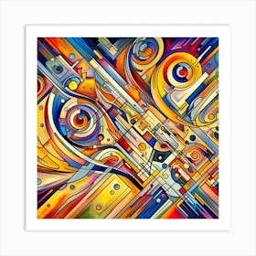 Abstract Painting 18 Art Print