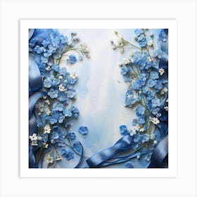 Forget Me Nots Art Print