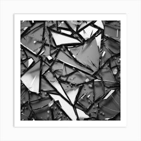 Broken Glass 9 Art Print