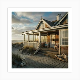 Beach House 2 Art Print