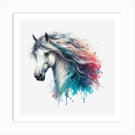 Horse Painting Art Print