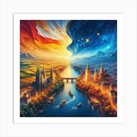 Czech Republic Art Print