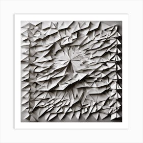 Origami Wall Art Art Print