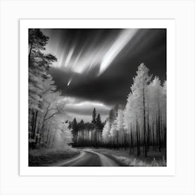 Infrared Forest 1 Art Print