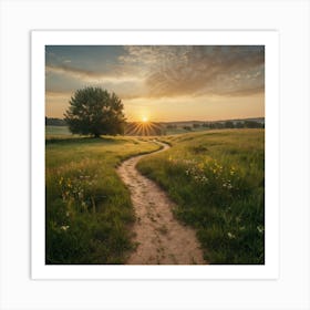 Path To The Sun Art Print