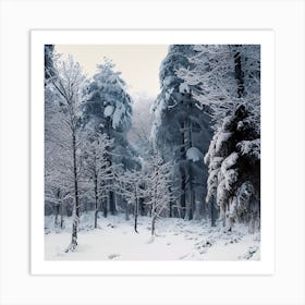 Snowy Forest 2 Art Print