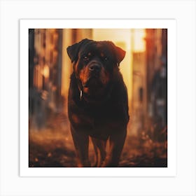 Rottweiler Art Print