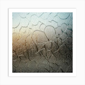 Frosty Window Art Print