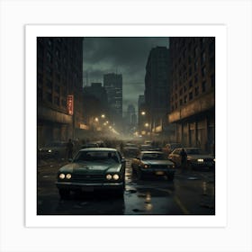 Zombie Outbreak Art Print