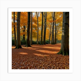 Autumn In The Forest Art Print