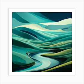 'River' 7 Art Print