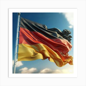 German Flag Art Print