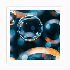 Bubbles In The Water Art Print