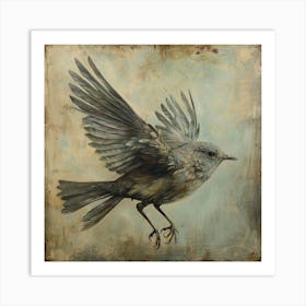 'Flying Bird' Art Print