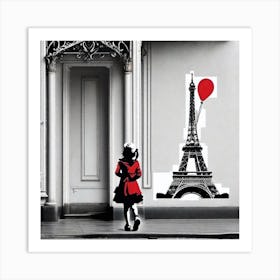 Paris Eiffel Tower 45 Art Print