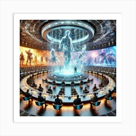 Live Entertainment Scifi Art Print