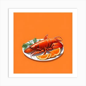 Lobster Canvas Print Art Print